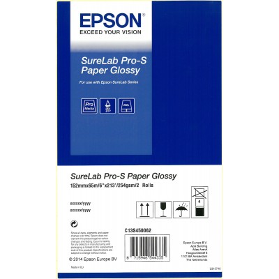 Epson Χαρτί Ρολό SureLab Pro-S Paper BP Glossy 152mm x 65m 254gr/m²