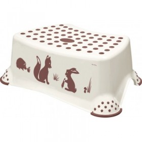 Lorelli Μονό Βοηθητικό Σκαλοπατάκι Μπάνιου Forest Λευκό