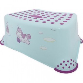 Lorelli Μονό Βοηθητικό Σκαλοπατάκι Μπάνιου Unicorn Γαλάζιο