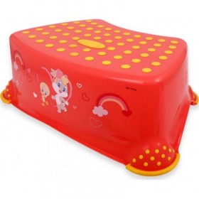 Lorelli Μονό Βοηθητικό Σκαλοπατάκι Μπάνιου 1013061 Κόκκινο