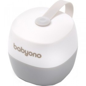 Babyono Θήκη πιπίλας White & Grey Babyono Θήκη πιπίλας White & Grey