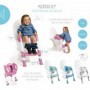 Thermobaby Παιδικό Κάθισμα Τουαλέτας Kidyloo με Σκληρή Επιφάνεια, Χερούλια και Σκαλοπάτι Γαλάζιο