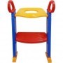 Παιδικό Κάθισμα Τουαλέτας με Σκληρή Επιφάνεια, Χερούλια και Σκαλοπάτι Κίτρινο