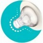 Chicco Γυάλινο Μπιμπερό Well Being Κατά των Κολικών με Θηλή Σιλικόνης 240ml για 0+ μηνών Grey CirclesΚωδικός: A50-28721-30 