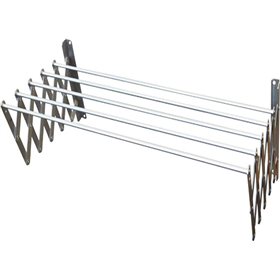 Πτυσσόμενη Απλώστρα Βιδωτή από Αλουμίνιο για το Μπαλκόνι με Μήκος Απλώματος 4m