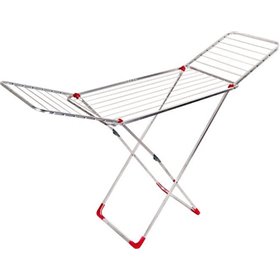 Aplostrak Ποσειδώνας Πτυσσόμενη Απλώστρα Δαπέδου από Αλουμίνιο με Μήκος Απλώματος 20m