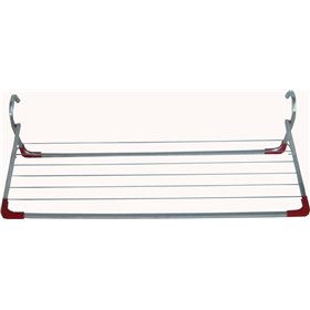 Aplostrak Αθηνά Απλώστρα Κρεμαστή από Αλουμίνιο για το Μπαλκόνι με Μήκος Απλώματος 11m