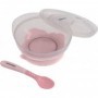 Kikka Boo Bowl With Spoon Pink