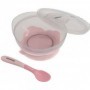 Kikka Boo Bowl With Spoon Beige