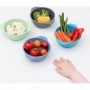 Bobo &amp boo Snack Bamboo Bowls Blue 4τμχ