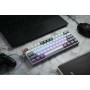 Redragon K617 FIZZ Gaming Μηχανικό Πληκτρολόγιο 60% με Custom Red διακόπτες και RGB φωτισμό (Αγγλικό US) Λευκό