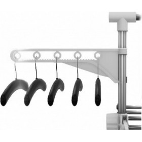 Herzberg Πτυσσόμενη Απλώστρα Δαπέδου από Μέταλλο Λευκό με Μήκος Απλώματος 20mΚωδικός: HG-5015-WHT  Herzberg Πτυσσόμενη Απλώστρα Δαπέδου από Μέταλλο Λευκό με Μήκος Απλώματος 20mΚωδικός: HG-5015-WHT