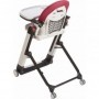 Peg Perego Αναδιπλούμενο Καρεκλάκι Φαγητού με Ροδάκια Siesta Με Σκελετό από Μέταλλο &amp Θέση από Δερματίνη