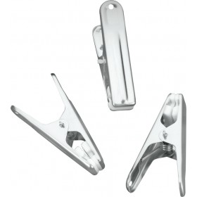 Metaltex Μανταλάκια από Πλαστικό σε Ασημί Χρώμα 12τμχ Metaltex Μανταλάκια από Πλαστικό σε Ασημί Χρώμα 12τμχ