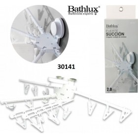 Bathlux Κρεμάστρα Ρούχων από Πλαστικό σε Λευκό Χρώμα Bathlux Κρεμάστρα Ρούχων από Πλαστικό σε Λευκό Χρώμα