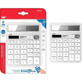 Madrid Papel Αριθμομηχανή PE028 12 Ψηφίων σε Λευκό ΧρώμαΚωδικός: PE028-1  Madrid Papel Αριθμομηχανή PE028 12 Ψηφίων σε Λευκό ΧρώμαΚωδικός: PE028-1