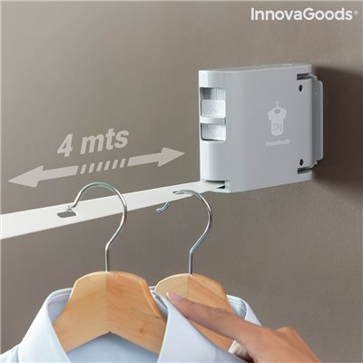 InnovaGoods Raclox Σχοινί Απλώματος Πτυσσόμενo 4m