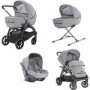 Inglesina Πολυκαρότσι Aptica Quattro System With Cab Car Seat Silk Grey