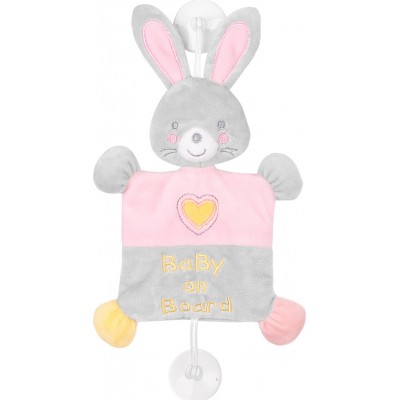 Kikka Boo Σήμα Baby on Board Κουκλάκι Με Βεντούζα "Bella the Bunny"