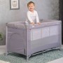 Lorelli Παρκοκρέβατο Με 2 Επίπεδα Torino 2 Layers Grey
