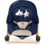 Momi Relax Μωρού Κούνια Lumiwood Navy Blue με Μουσική και Δόνηση Για Μέγιστο Βάρος Παιδιού 9kg