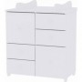 Βρεφική Συρταριέρα Cupboard White 83x71x96cm