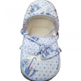 Natalino Bebelino Καλαθούνα Μωρού Bear Blue Natalino Bebelino Καλαθούνα Μωρού Bear Blue