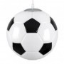 GloboStar Παιδικό Φωτιστικό Μονόφωτο Football Μαύρο - Λευκό