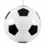 GloboStar Παιδικό Φωτιστικό Μονόφωτο Football Μαύρο - Λευκό