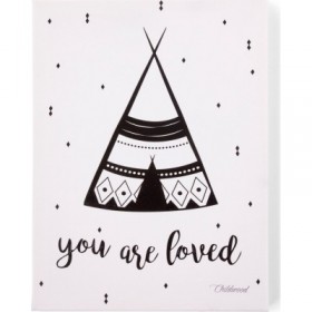 Childhome Παιδικό Κάδρο σε Καμβά "You are Loved"