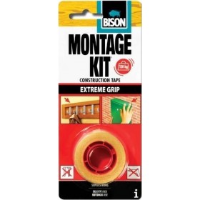 Bison Ταινία Διπλής Όψης Montage Kit 19mm x 1.5m Bison Ταινία Διπλής Όψης Montage Kit 19mm x 1.5m