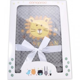 Cangaroo Κουβέρτα Αγκαλιάς &amp Λίκνου Freya Fleece 80x110cm Lion