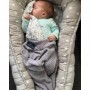 Babyono Πάνες Αγκαλιάς από Μουσελίνα Μωβ 3τμχ 70x70cm