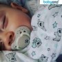 Babyono Πάνες Αγκαλιάς από Μουσελίνα Μωβ 3τμχ 70x70cm