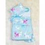 Palamaiki Σετ Κούνιας Baby Satin 7τμχ Blue