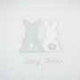 Baby Oliver Σετ Κούνιας Bunny Des. 356 3τμχ Grey