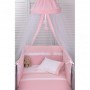 Baby Oliver Σετ Κούνιας Muslin Des. 372 2τμχ Pink