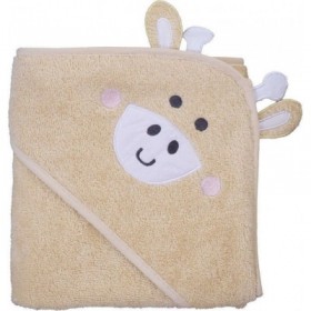 "Nef-Nef Βρεφική Κάπα-Μπουρνούζι ""Take Care "" με Κουκούλα Κίτρινη" Nef-Nef Βρεφική Κάπα-Μπουρνούζι "Take Care " με Κουκούλα Κίτρινη