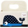3 Sprouts Βρεφικό Καλάθι Καλλυντικών Whale Μπλε
