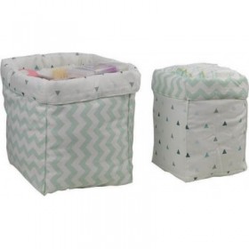 Bebe Stars Βρεφικά Καλάθια Καλλυντικών Elephant Γαλάζιο 2τμχ Bebe Stars Βρεφικά Καλάθια Καλλυντικών Elephant Γαλάζιο 2τμχ