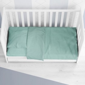 Dimcol Βαμβακερό Πάπλωμα Κούνιας Solid 120x160cm Aqua Dimcol Βαμβακερό Πάπλωμα Κούνιας Solid 120x160cm Aqua