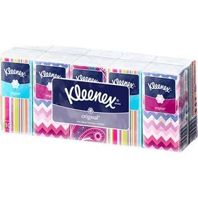 Kleenex 6 Χαρτομάντηλα Original 3 φύλλα 10 Συσκευασίες