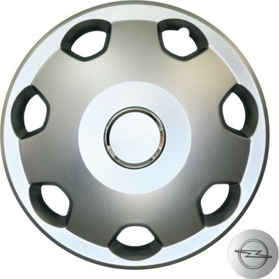 Croatia Cover Σετ Τάσια Αυτοκινήτου Opel Corsa C/Agila 4τμχ 13" ΑσημίΚωδικός: CC.106/OP1301