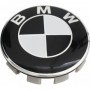 Carman Τάπα Κέντρου Ζάντας Bmw 6.5cm Μαύρο/Άσπρο 1τμχ