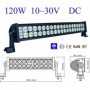 AMiO Μπάρα Φωτισμού LED 120W 30° 10-30V 12000lm 56.2cm