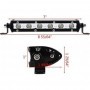 Μπάρα Φωτισμού 6 LED 18W 30° 12/24V 1800lm 17.5cm