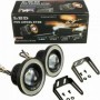 M609 Angel Eyes Προβολάκια Ομίχλης/Ημέρας LED 2x10W 12V 3200lm 6.4cm