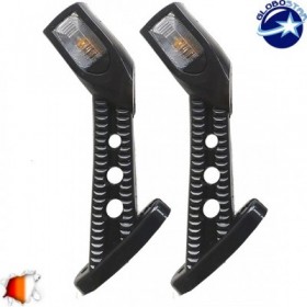 GloboStar Φώτα Όγκου LED 24V 22.5cm Φώτα 2τμχ Λευκό/Πορτοκαλί/Κόκκινο GloboStar Φώτα Όγκου LED 24V 22.5cm Φώτα 2τμχ Λευκό/Πορτοκαλί/Κόκκινο