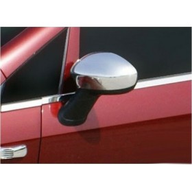 Omtec Καπάκια Καθρεπτών Χρωμίου Μεταλλικά 2τμχ Fiat Grande Punto/Evo 3D/5D 2005-2009/Linea 2007Κωδικός: 2508112/OM  Omtec Καπάκια Καθρεπτών Χρωμίου Μεταλλικά 2τμχ Fiat Grande Punto/Evo 3D/5D 2005-2009/Linea 2007Κωδικός: 2508112/OM