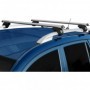 Menabo Μπάρες Οροφής Αλουμινίου Brio 135εκ. Universal για Αυτοκίνητα με Εργοστασιακές Παράλληλες Μπάρες 2τμχ (Σετ με πόδια και κ